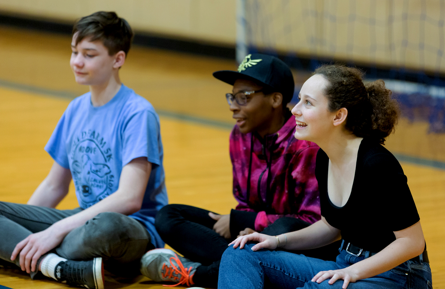 Bard Academy students in the gym